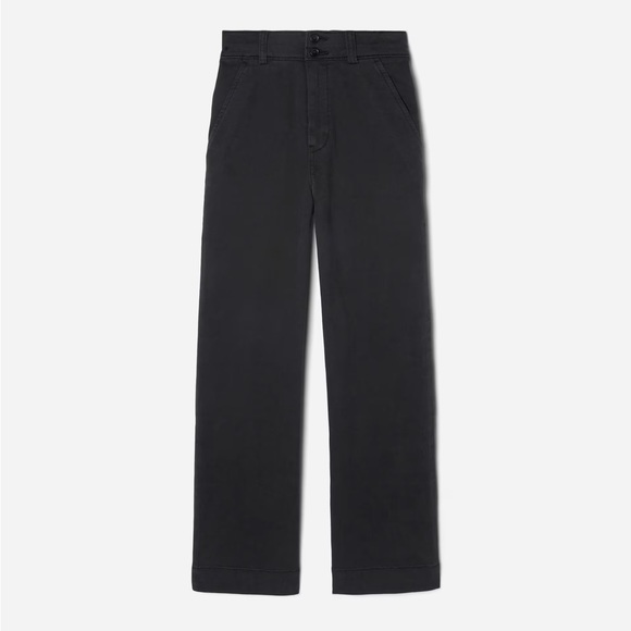 Everlane The Organic Wide-Leg Pant - Picture 5 of 14